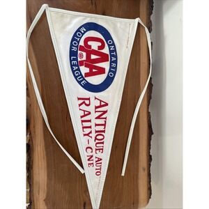 Vintage Antique Auto Rally CNE car pennant CAA motor League